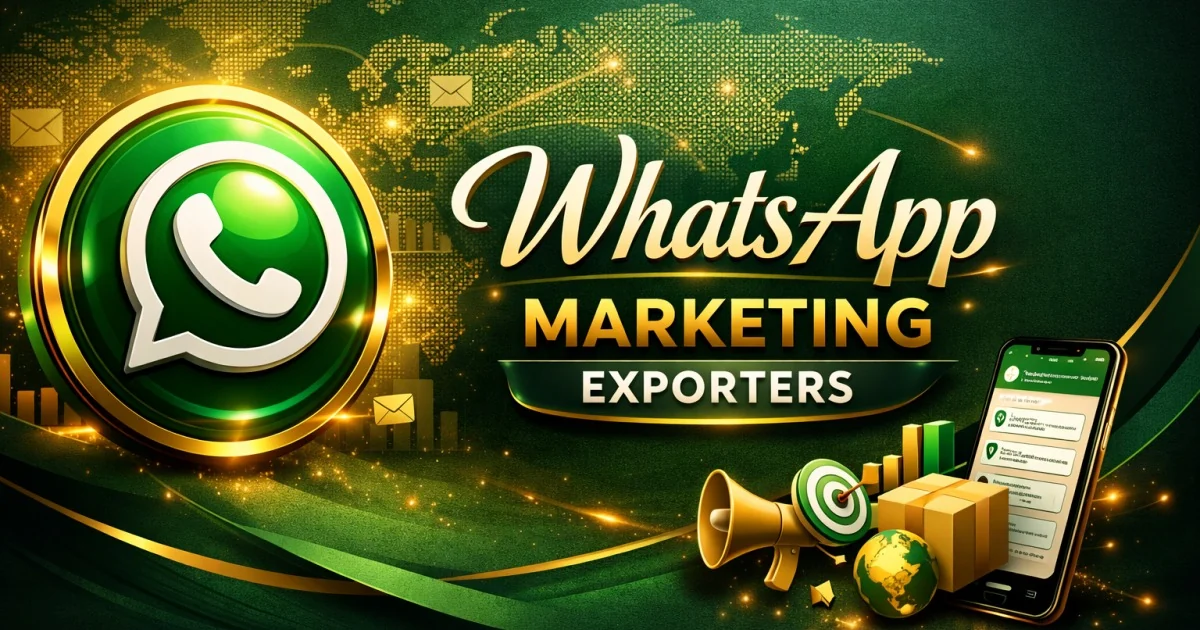 WhatsApp Marketing for Exporters